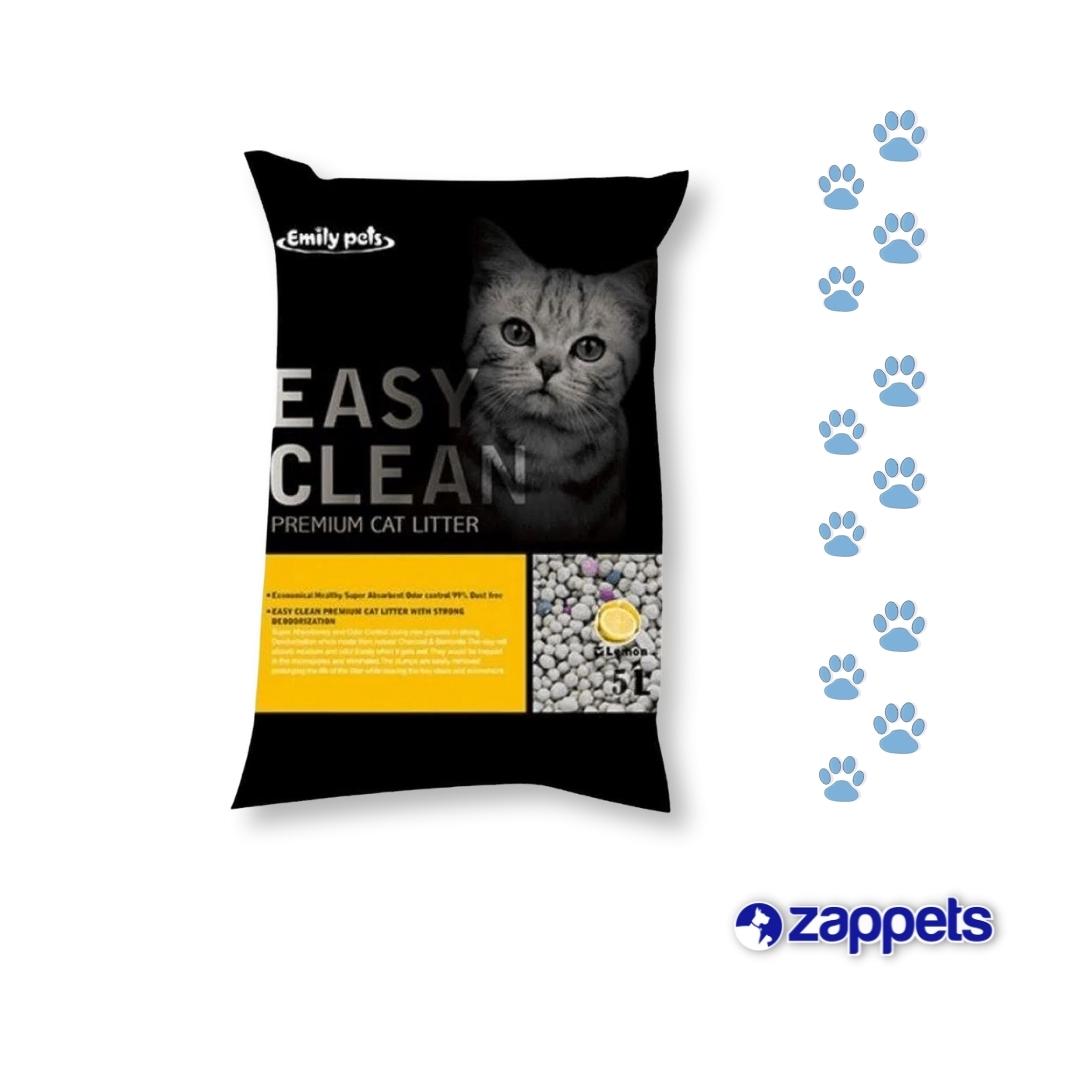 Arena Sanitaria para Gatos Emily Pets Limón