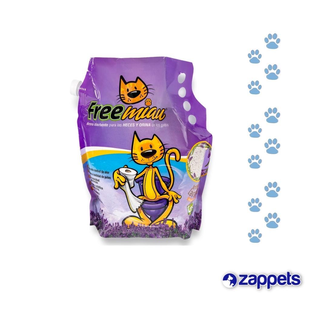 Arena Sanitaria para Gatos Free Miau Lavanda