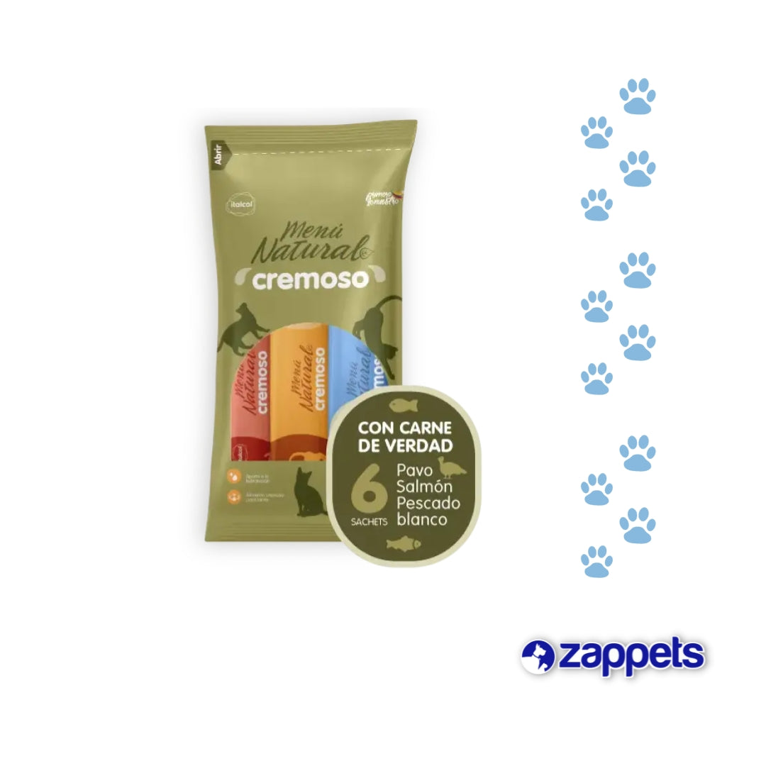 Snack para Gatos Chunky Menú Natural Cremoso