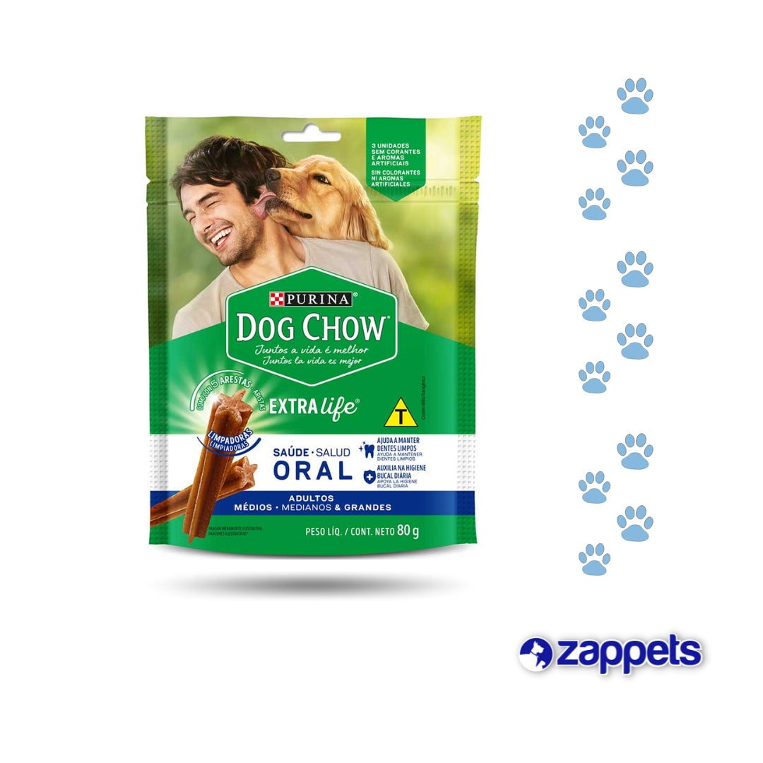 Snack para Perros Dog Chow Salud Oral 80Gr