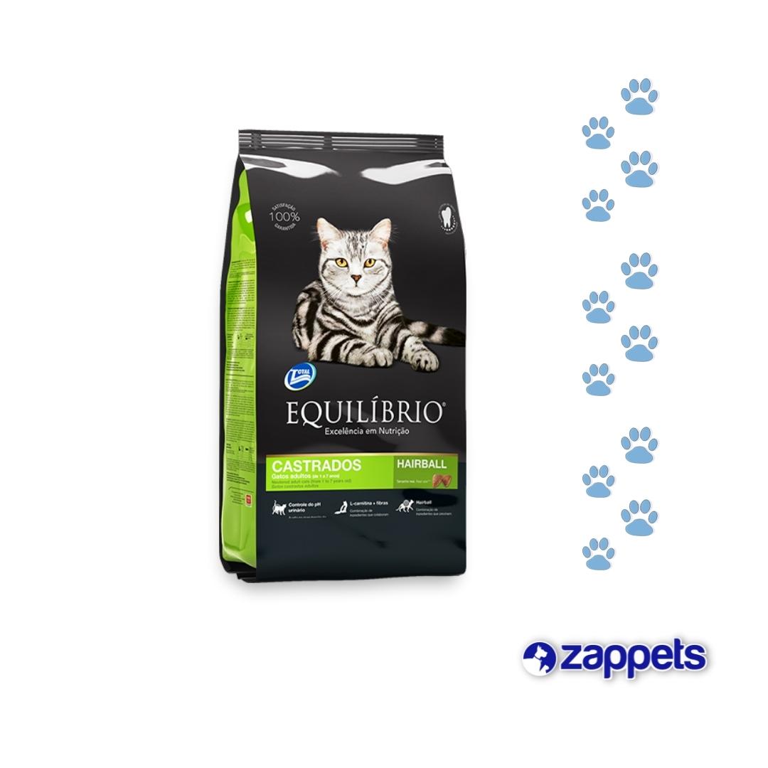 Alimento para Gatos Equilibrio Gatos Castrados 1.5Kg