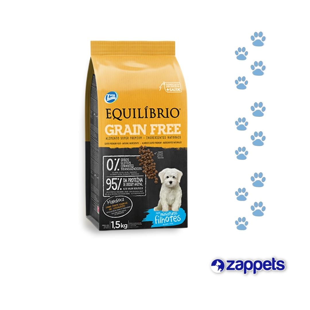 Alimento para Perros Equilibrio Grain Free Cachorro Raza Mini 1.5Kg