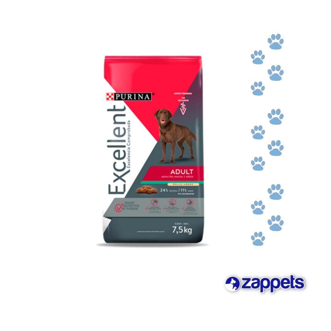 Alimento para Perros Excellent Adulto Raza Mediana y Grande 3Kg