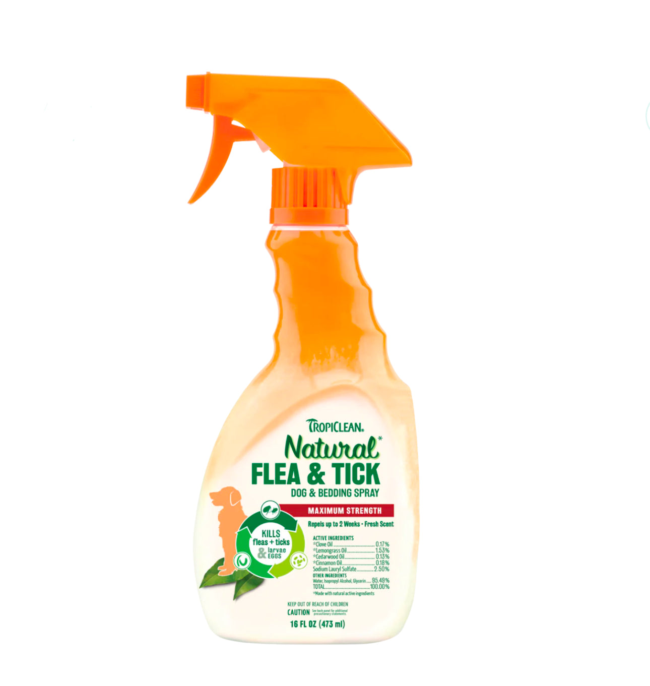 Flea & Tick - Pulgas y garrapatas Tropiclean 16oz