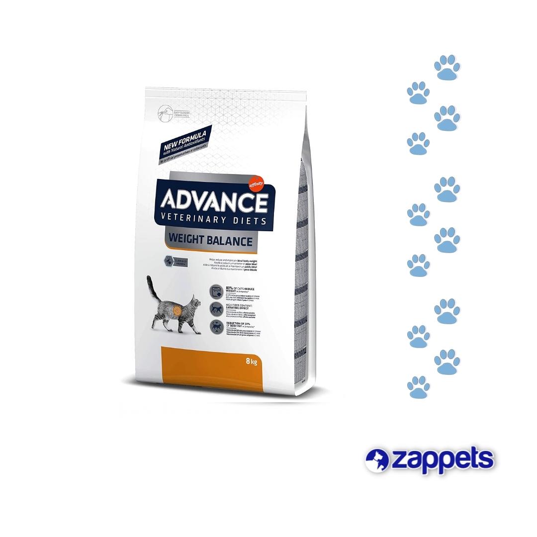Alimento para Gatos Advance Veterinary Diets Weight Balance