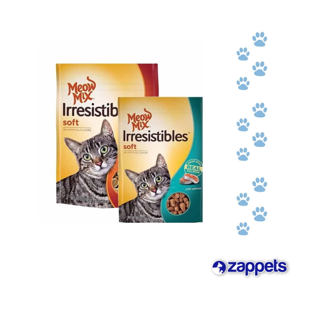 Snacks para Gatos Meow Mix Irresistibles 85Gr