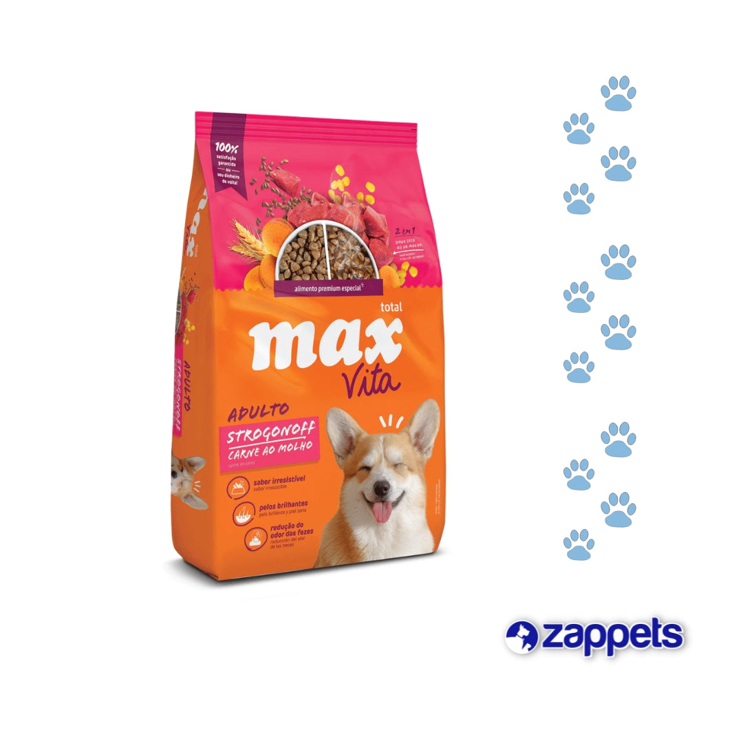 Max Vita Adulto Strogonoff Carne Ao Molho