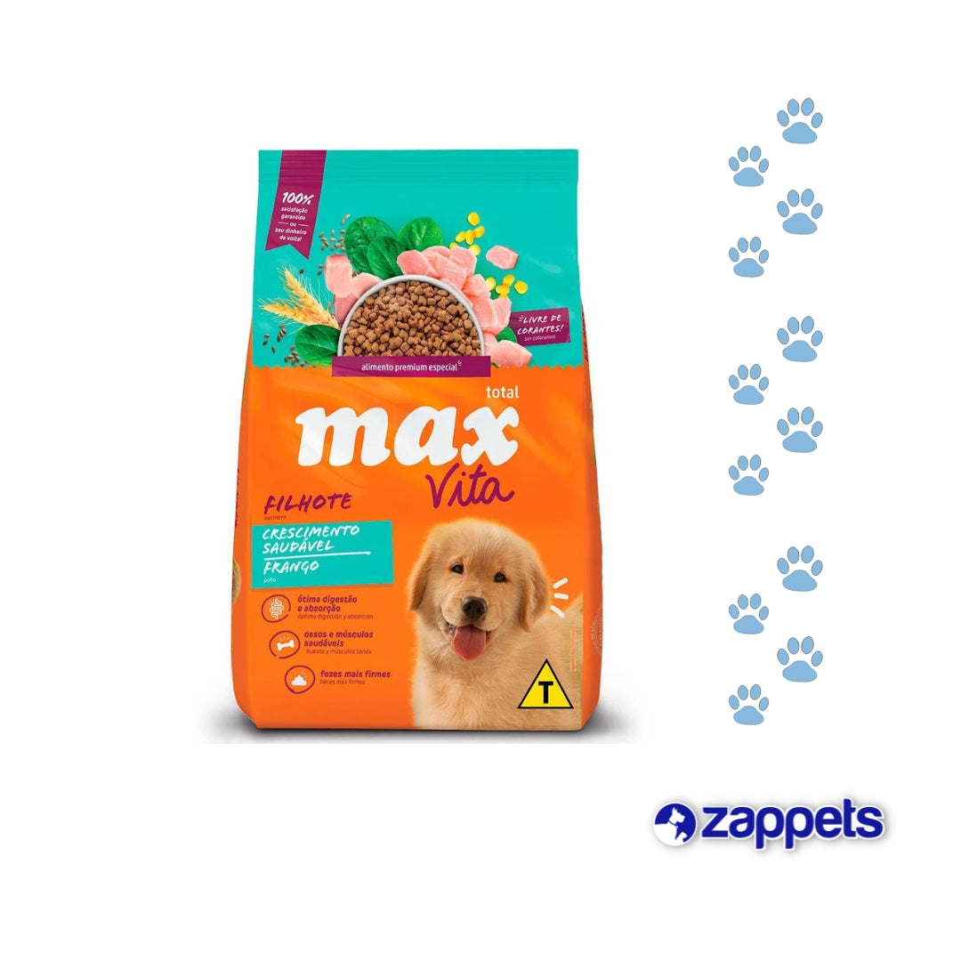 Max Vita Filhote Crescimento Saudável Frango