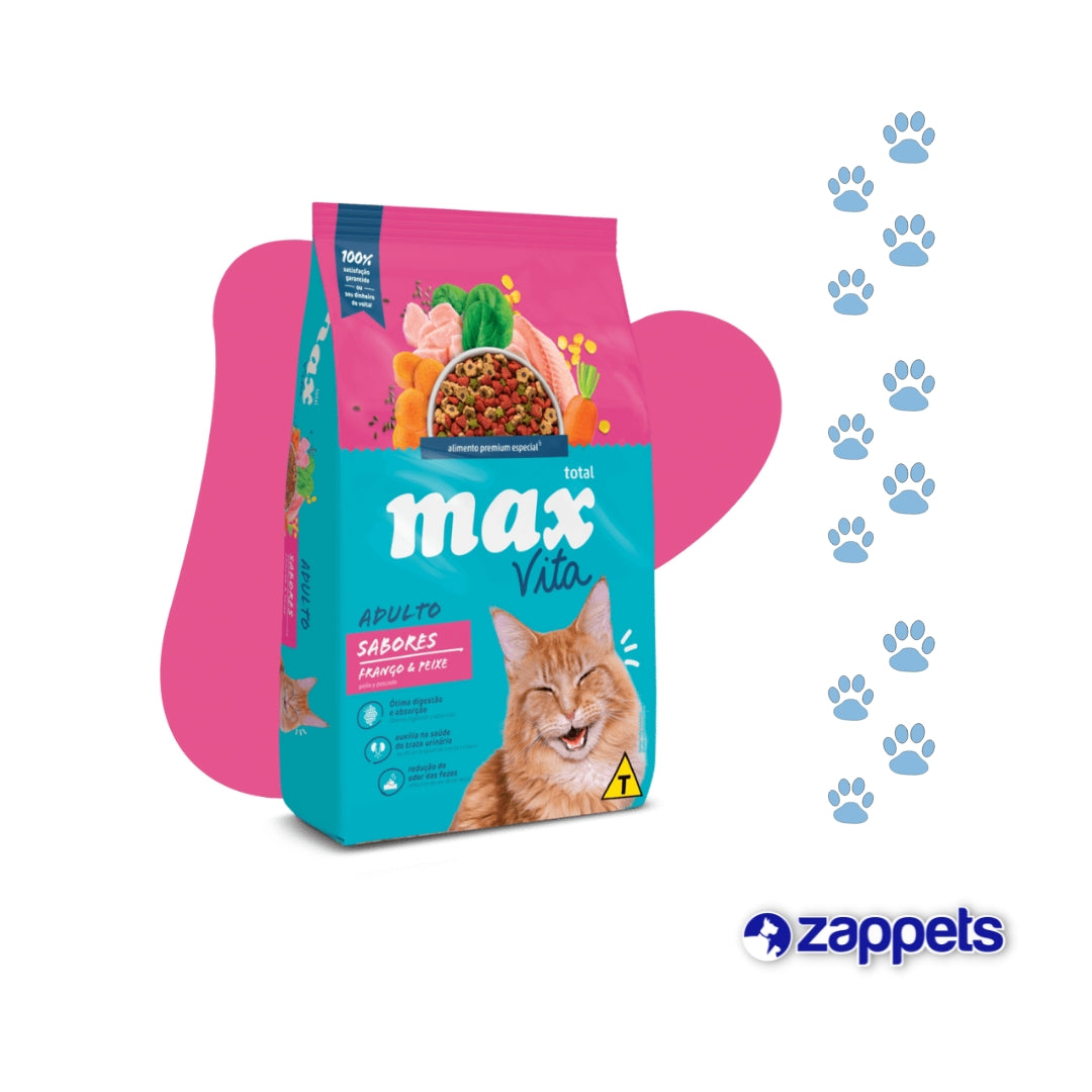 Max Vita Gato Adulto Sabores Frango y Peixe