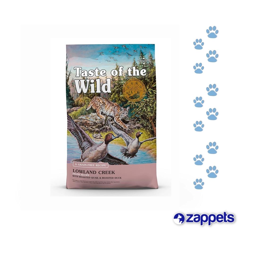 Alimento para Gatos Taste Of The Wild Lowland Creek Codorniz y Pato