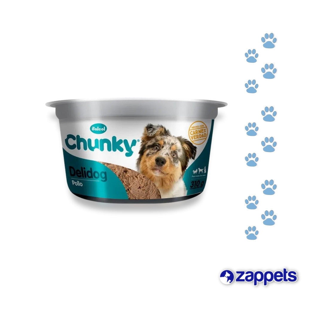 Pote para Perros Chunky Delidog
