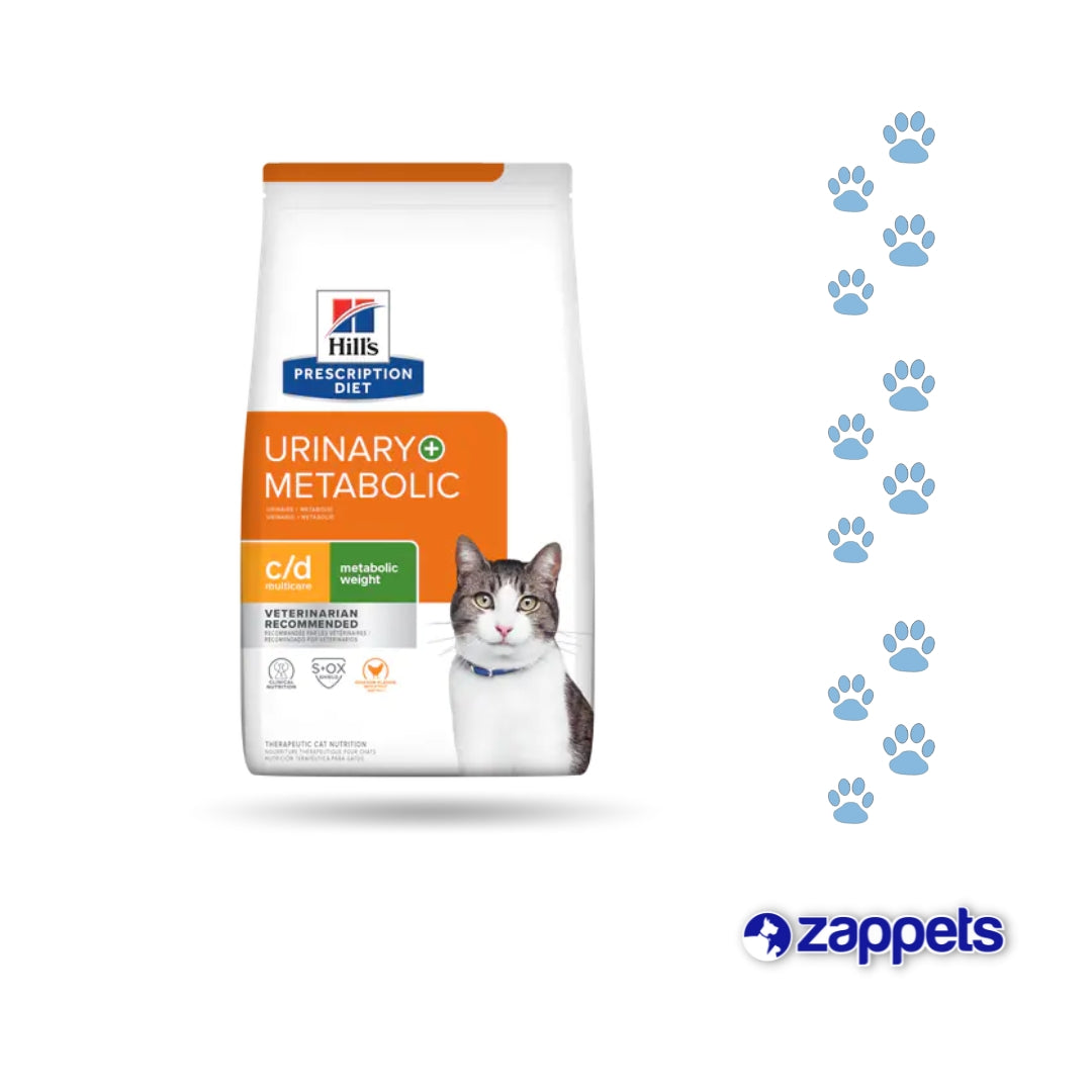 Alimento para Gatos Hills C/D Urinary + Metabolic 6.35Lb
