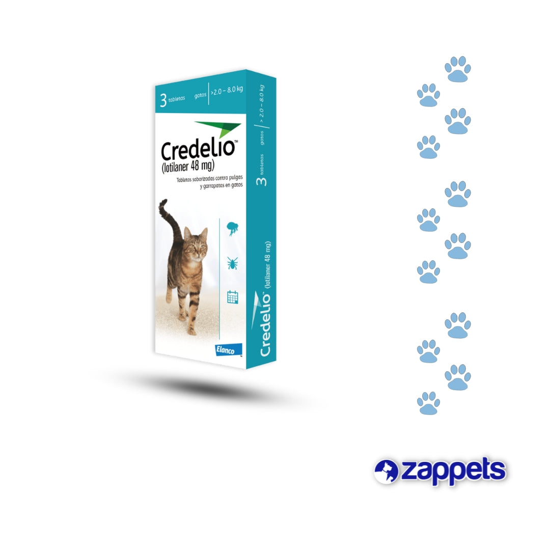 Antipulgas para Gato Credelio 2-8Kg - 1Und Suelta