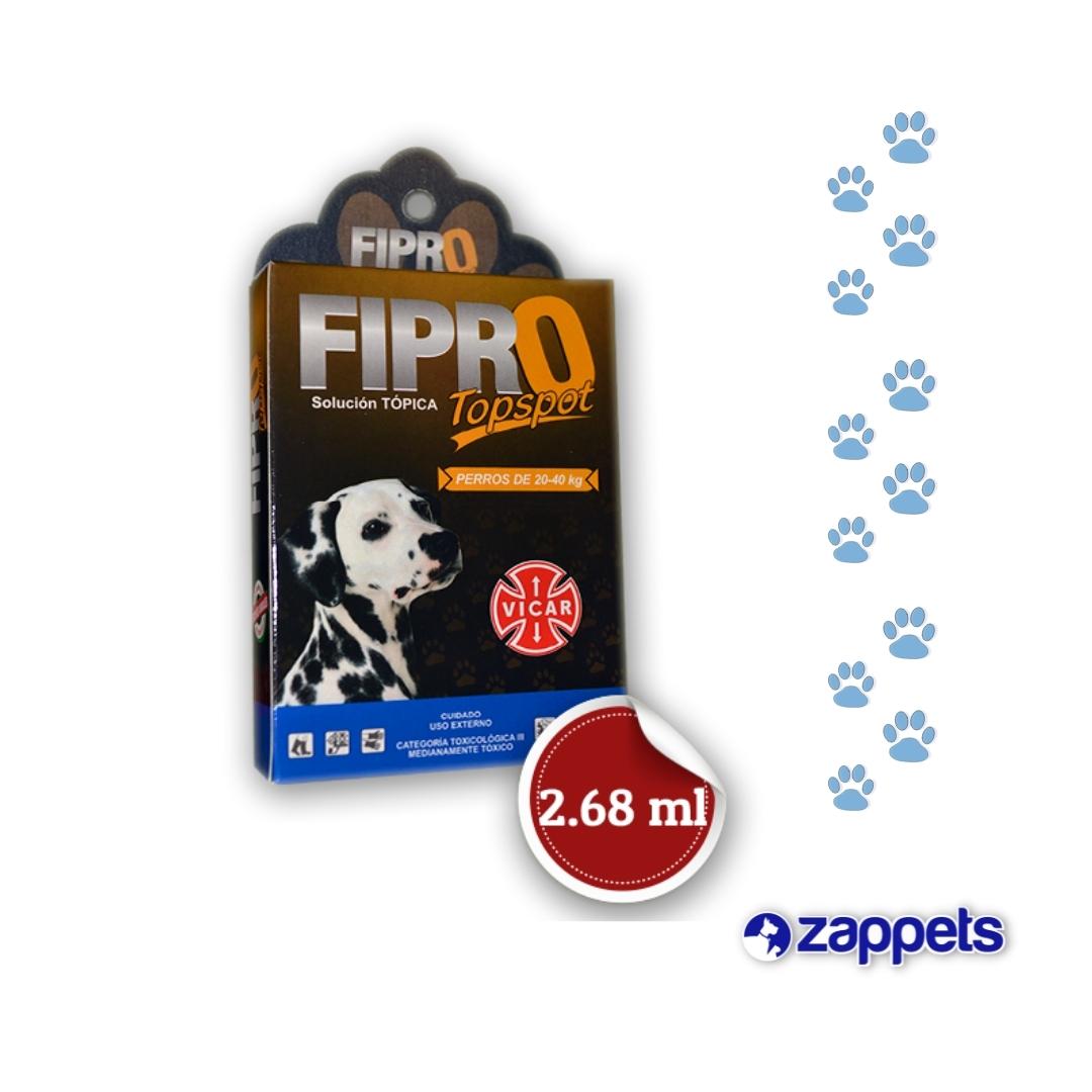 Antipulgas En Pipeta Fipro para Perros 20-40Kg