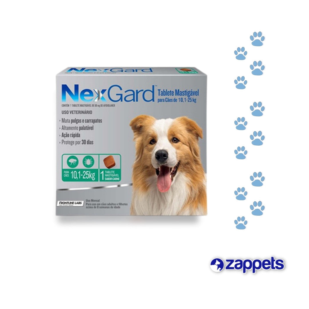 Antipulgas Para Perros Nexgard 10 25Kg Zappets antipulgas-para-perros-nexgard-10-25kg-zappets