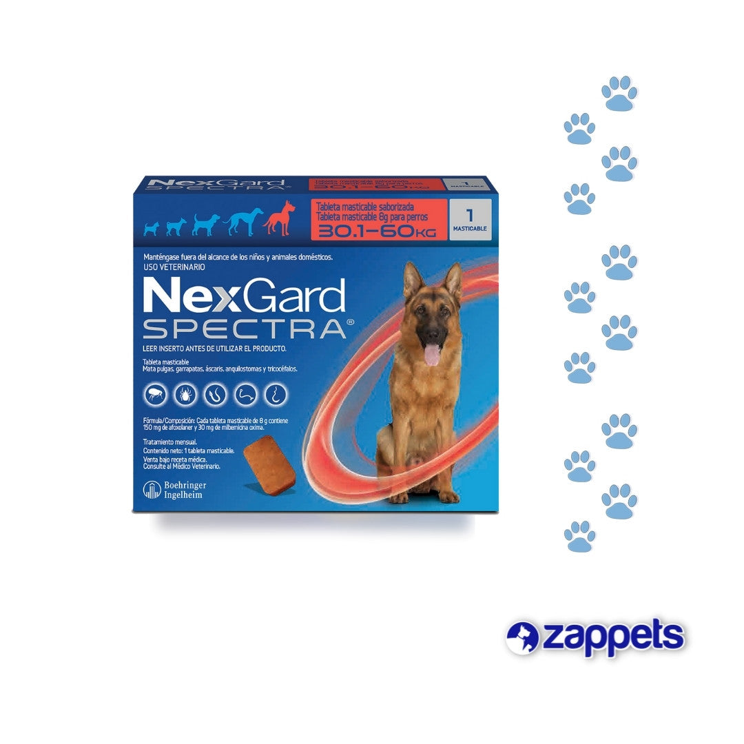 Antipulgas para Perros Nexgard Spectra 30-60Kg