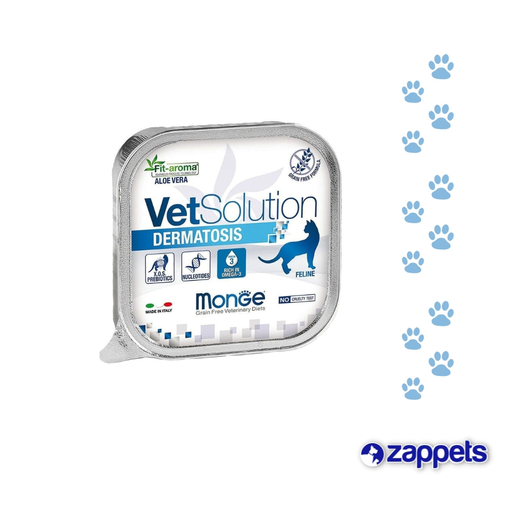 Enlatado para Gatos Vet Solution Dematosis 100Gr