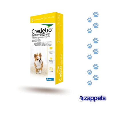 Antipulgas Credelio 1.3-2.5Kg - 1Und Suelta