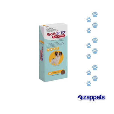 Antipulgas para Perros Bravecto 1M 2-4.5Kg