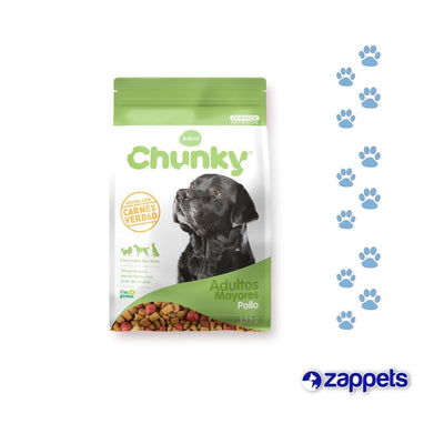 Alimento para Perros Chunky Adultos Mayores