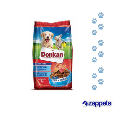 Alimento para Perros Donkan Cachorros Carne y Cereales 22Kg