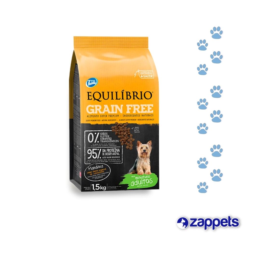 Alimento para Perros Equilibrio Grain Free Adulto Raza Mini 1.5Kg