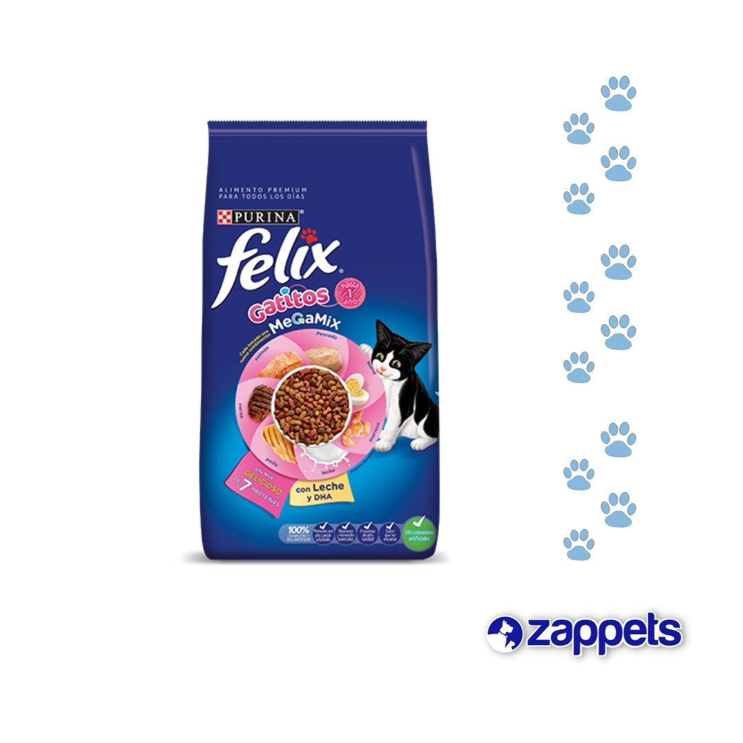 Alimento para Gatos Felix Gatitos Megamix