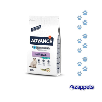 Alimento para Gatos Advance Hairball Steril 1.5Kg