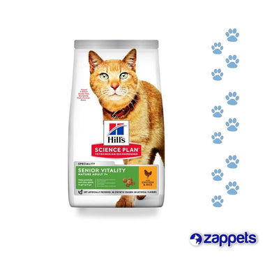 Alimento para Gatos Hills Senior Vitality 7+ 3Lb