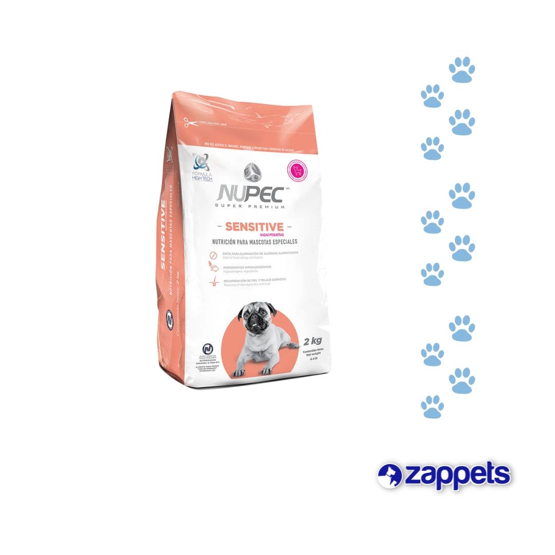 Alimento para Perro Nupec Sensitive Raza Pequeña 2Kg