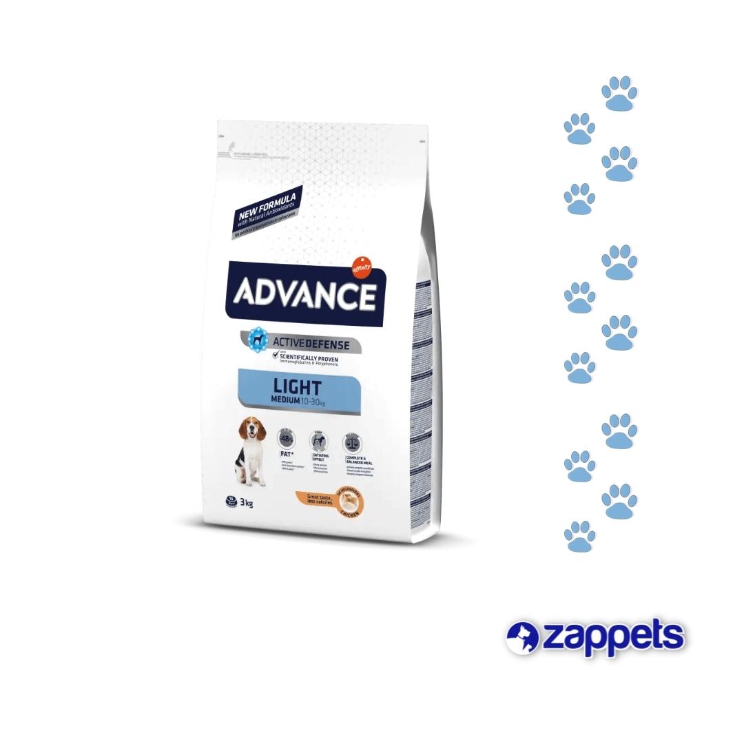 Alimento para Perros Advance Light Raza Mediana