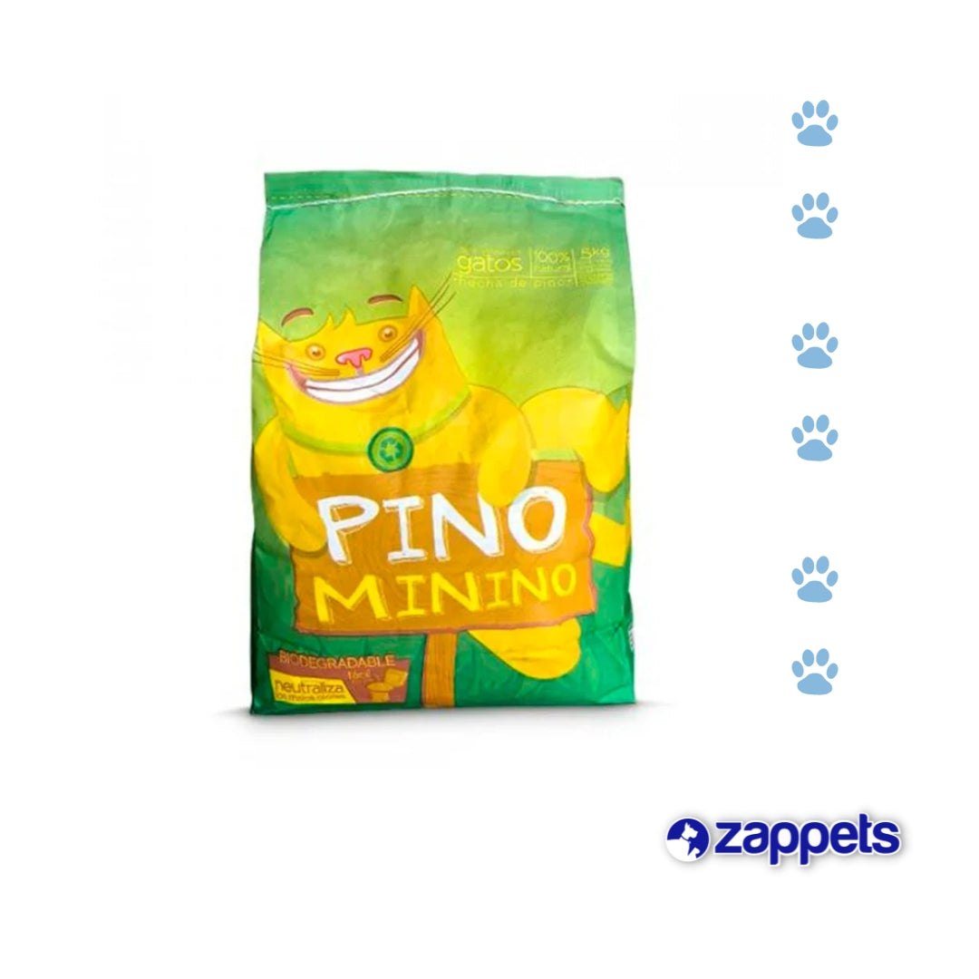 Arena Sanitaria para Gatos Pino Minino 5Kg