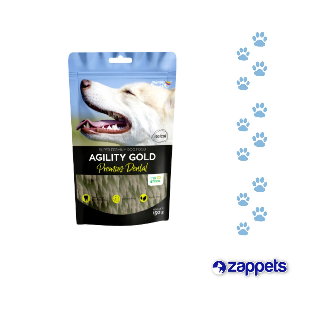 Snack para Perros Agility Gold Cuidado Dental 150Gr