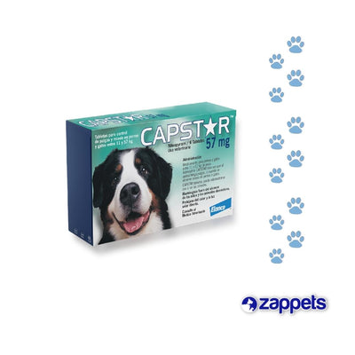 Antipulgas En Tabletas Capstar Verde 57Mg - 1Und Suelta