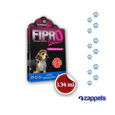 Antipulgas En Pipeta Fipro para Perros  10-20Kg