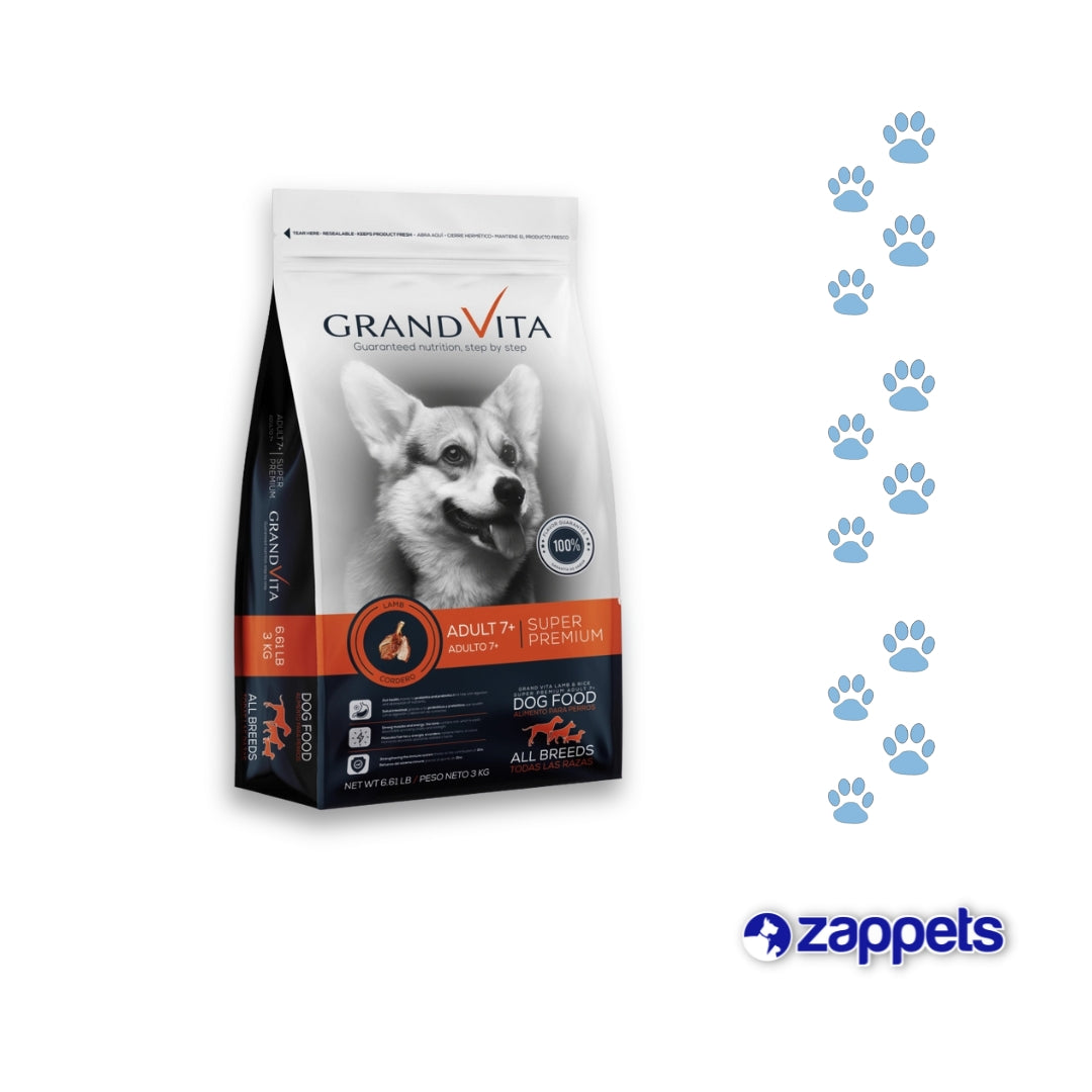 Alimento para Perros Grand Vita Cordero Adulto 7+3Kg