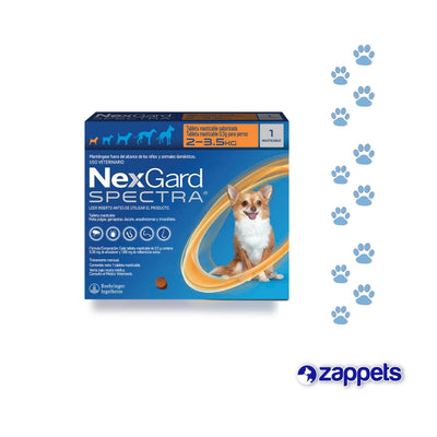 Antipulgas para Perros Nexgard Spectra 2-3.5Kg