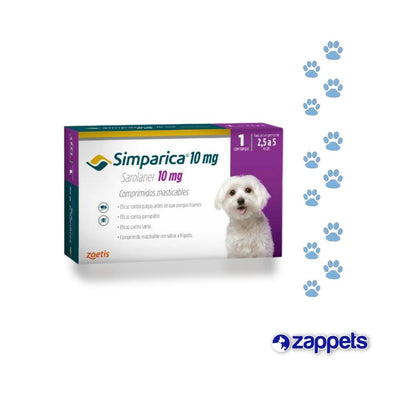 Antipulgas para Perro Simparica 2.5-5Kg - 1Und