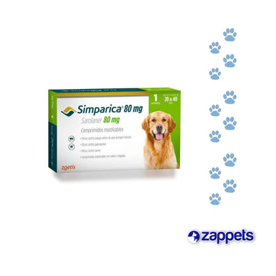 Antipulgas para Perro Simparica 20-40Kg - 1Und